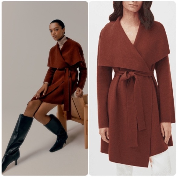 Cuyana Jackets & Blazers - Cuyana Wool Cashmere Sweater Coat Red Size XS/S